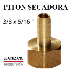 acople piton maguera gas secadora 3/8